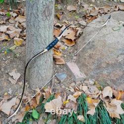 Handmade 52'' Traditional Black Tatar Horse Bow Recurve Archery Hunting & Targ