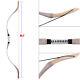 Handmade Cowhide Traditional Recurve Bow 70lbs For Men Hunting Shooting Practice
