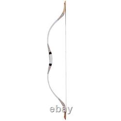 Handmade Cowhide Traditional Recurve Bow 70LBS for Men Hunting Shooting Practice