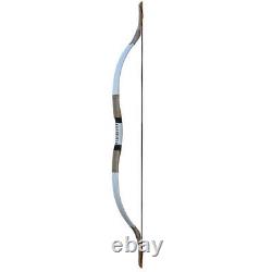 Handmade Cowhide Traditional Recurve Bow 70LBS for Men Hunting Shooting Practice
