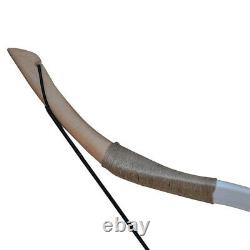 Handmade Cowhide Traditional Recurve Bow 70LBS for Men Hunting Shooting Practice