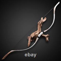 Handmade Cowhide Traditional Recurve Bow 70LBS for Men Hunting Shooting Practice