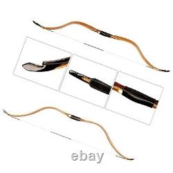 Handmade Recurve Bow Horse Bow AF archery Traditional Si Cai Bamboo Bow 45lbs