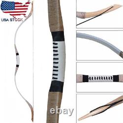 Handmade Traditional Recurve Bow Adult Archery Hunting Horsebow Shooting Target