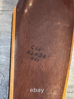 Handmade Wood Recurve Bow Right Hand Vintage / Similar To Bear + Accessories
