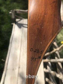 Hard To Find! Vintage Indian Archery Deerslayer #274 Recurve Bow 45# AMO 60 RH
