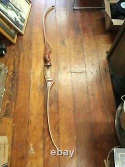 Hawthorne Marksman Vintage Wood recurve bow NICE Vintage 66 right 36 #s