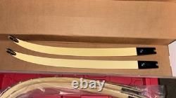 Hoyt 70 Gold Medalist Wood Recurve Takedown Limbs 44 Lb 46lb