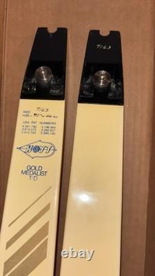 Hoyt 70 Gold Medalist Wood Recurve Takedown Limbs 44 Lb 46lb