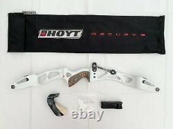 Hoyt GMX 25 Archery Recurve Riser Right Handed White With Jager Grip