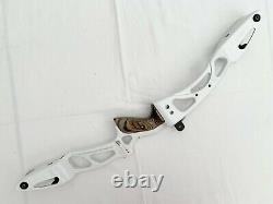 Hoyt GMX 25 Archery Recurve Riser Right Handed White With Jager Grip