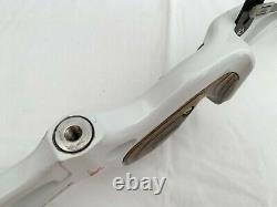 Hoyt GMX 25 Archery Recurve Riser Right Handed White With Jager Grip