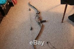 Hoyt Gamemaster II Recurve Bow 45lb Draw Used with Case and Limbsaver