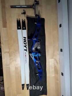 Hoyt Horizon Recurve Bow Set Bundle (2) 25 Risers, (3) Pairs Excel Limbs + Ba