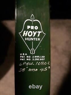 Hoyt Pro hunter recurve bow 58 45# 58 inch 45 pound left handed