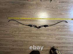 Hoyt Satori Recurve Bow, Left handed, 45lbs limbs, 63'