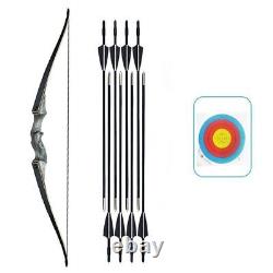 Hunter 20-60lbs Lingfeng Archery Bow Traditional Hunting Split Longbow Archery