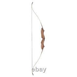 Hunting 60 Wood&Bamboo Takedown Recurve Bow RH 25-60LBS Archery Bow Arrow Shoot