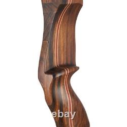 Hunting 60 Wood&Bamboo Takedown Recurve Bow RH 25-60LBS Archery Bow Arrow Shoot