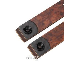 Hunting 60 Wood&Bamboo Takedown Recurve Bow RH 25-60LBS Archery Bow Arrow Shoot