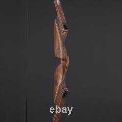 Hunting 60 Wood&Bamboo Takedown Recurve Bow RH 25-60LBS Archery Bow Arrow Shoot