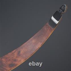 Hunting 60 Wood&Bamboo Takedown Recurve Bow RH 25-60LBS Archery Bow Arrow Shoot