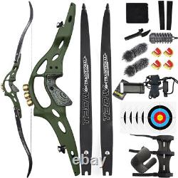 ILF 62'' Recurve Bow 20-50lbs Limbs Takedown Archery 19'' Riser American Hunting