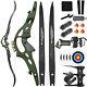 Ilf 62'' Recurve Bow 20-50lbs Limbs Takedown Archery 19'' Riser American Hunting