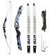 Ilf 68 Recurve Bow 25 Riser Archery 20-40lbs Aluminum Target Bow Hunting Shoot