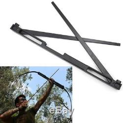 IRQ 50lbs Archery Folding Take Down Straight Bow Alloy Riser Hunting Shooting