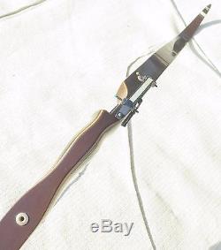 LH Vintage 1970s AMF Red Wing Pro Slimline Recurve Hunting Bow 40lbs 58