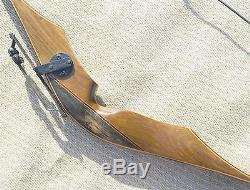 LH Vintage 1970s AMF Red Wing Pro Slimline Recurve Hunting Bow 40lbs 58
