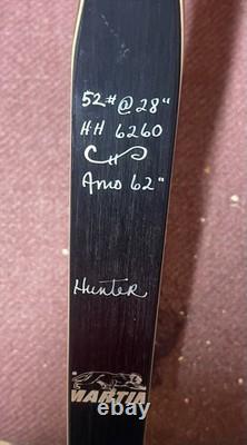 Martin Archery Hunter Traditional Recurve Bow HH 6260