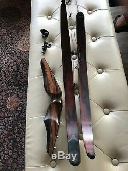 Morrison Cheyenne Recurve Bow Beautiful! Cocobolo Limbs 48#@28 Mid 2000s