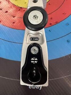 Mybo Wave XS 23 ILF Recurve Riser RH Silver CNC made in UK 2024 Archery Right