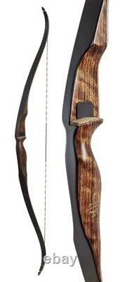 NEW IN BOX Fred Bear Archery Grizzly Recurve Bow 58 in. 35 lbs. RH Brown Maple