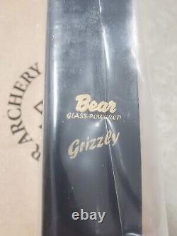 NEW IN BOX Fred Bear Archery Grizzly Recurve Bow 58 in. 35 lbs. RH Brown Maple