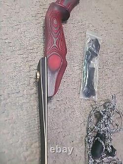 NEW SNOW MONSTERTakedown Recurve Bow Wooden Longbow Archery Hunting 28inch 40lb