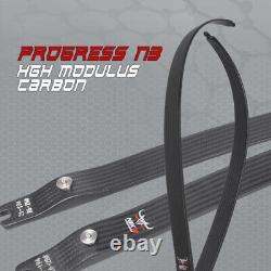 NIKA ARCHERY N3 Carbon Fiber Limb 68 70 Recurve Bow Limbs Progress Series