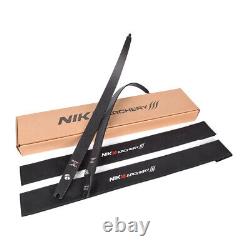 NIKA ARCHERY N3 Recurve Bow Limbs with Carbon Fiber Limb Draw Weight 24-44 lbs