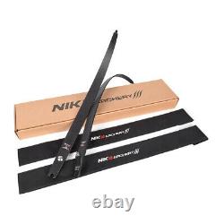 NIKA ARCHERY N3 Recurve Bow Limbs with Carbon Fiber Limb Draw Weight 24 to 44 lb