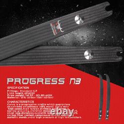 NIKA ARCHERY N3 Recurve Bow Limbs with Carbon Fiber Limb Draw Weight 24 to 44 lb