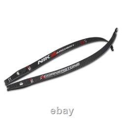 NIKA ARCHERY Recurve Bow Limbs Progress Series C1 Carbon Fiber Limb 18 to 46 lbs