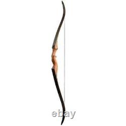 New 60inch Archery Recurve Bow Takedown Bow 20-60lbs Hand Longbow