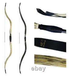 New Arrival 60'' Archery SiCai Traditional Recurve Bow 3K Carbon Competition Bow