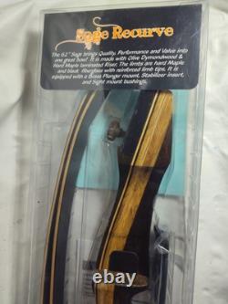 New Fleetwood Sage 62 50# Recurve Bow Traditional Wooden Bow (#2420-50)