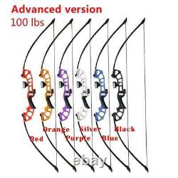 New High Quality Metal 80-100lbs Straight Powerful Archery Recurve Bow