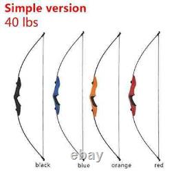 New High Quality Metal 80-100lbs Straight Powerful Archery Recurve Bow