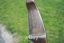 Nice LEFTY Vintage 1953 Bear Grizzly Recurve Bow KR74813 58 45# Glass Powered