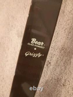 Nice Vintage 1973-76 Bear Grizzly Recurve Bow- 58, 45#@28, RH
